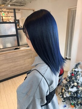 ジャストビューティマカロン 上大岡(Just Beauty macaron) 【ami】ネイビーブルー/スカイブルー