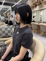 ロンドプロフィール 浦和(Lond profil) イメチェン ボブ 外ハネボブ 美髪 ホワイトブロンド 韓国