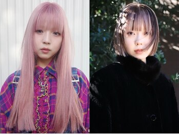 Carroll Gardens bococa 表参道 ブリーチカラー 