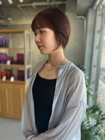 リル 住吉店(LiL)&nbsp;short bob×pink brown