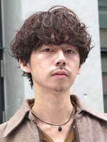 フィフス 札幌大通(fifth)&nbsp;札幌弱めシャドウパーマラウンドマッシュメンズヘアメンズパーマ