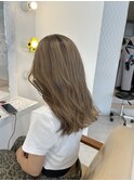 暗染め履歴でもできるミルクティーブラウン