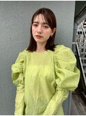 大人ガーリー/似合わせカット/ミディアムレイヤーカット/池袋