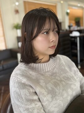 ビール 今泉店(BEER) 【海璃】縮毛矯正×レイヤーボブ