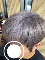 ルネッサンスヘアー ラファエロ(RAFFAELLO) 白髪を活かしたシルバーカラー ブリーチなしでシルバーカラーに