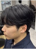MEN’S/リバースセンターパート/ニュアンスパーマ/錦糸町