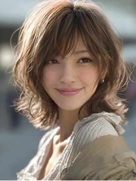 アルトリスト(Altruist Aging×HAIR&SPA) ★ダークブルーワンホンレイヤーミルクティーブロンドボブ
