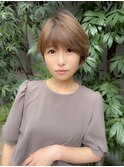小顔マッシュショート