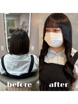 ガルボヘアー 心斎橋店(garbohair) ボブからできるプルエクステ心斎橋エクステ当日予約OK