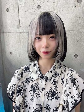 アールイーバイインク 渋谷(Re. by INK.) イメチェンヘアスタイル/ピンクベージュ/アンブレラカラー渋谷