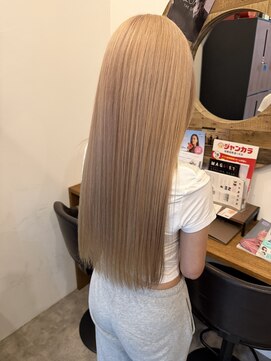 シールドヘアー 沖縄 新都心(C'LD Hair) 那覇美容室/おもろまち美容室/ミルクティーカラー/ブリーチ