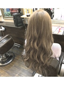 グラス 春吉1号店(glass) 透明感アッシュベージュカラー×イルミナカラー