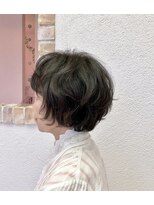 ドゥ スタイル 三国ヶ丘店(Duex Style)&nbsp;マダムスタイル【新色アドミオカラー】白髪染め×ゆるふわパーマ