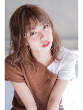 シエナ 渋谷(Siena) Siena ココアベージュ×愛されふんわりミディ