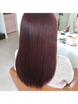 ミミ ヘアーサロン(Mimi) ピンクローズカラー