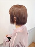 バイオレットアッシュブラウンボブ☆