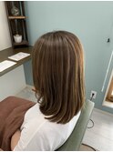 大人ハイライト ヘアカラー