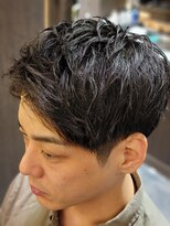 メンズアートヘアー ブーム(MEN'S ART HAIR BOOM) ビジネスにも使えるメンズツーブロックスタイル