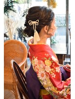 ベル(BELL)&nbsp;卒業式☆王道シニヨン【BELL用賀/桜新町】