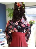 卒業式着付け+ヘアセット