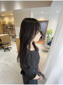 《緑橋/城東区/女性サロン》暗髪 暖色なしのトーンダウン