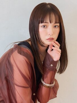 リトル 船橋(little) 大人ヌーディーストレートオン眉ロング