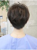 大人マッシュショート／丸みショート／イメチェン／30代40代50代