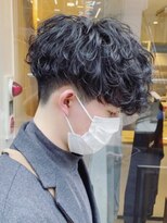 ラヴィズムバイフィフス(LUVISM by fifth) ツイストスパイラルパーマツーブロックメンズマッシュパーマ