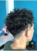 ツーブロックツイストスパイラル