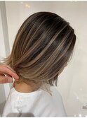 ハイライト_切りっぱなしボブ_タンバルモリ
