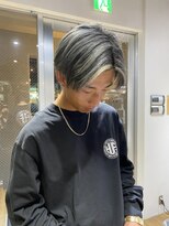 アルカナ 明治神宮前原宿(ARCANA)&nbsp;ハイライト マッシュパーマ ウルフ アッシュブラック