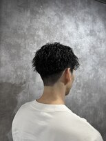 スピン 本八幡(SPIN)&nbsp;ベリーショート/ダークアッシュ/ニュアンスパーマ/韓国マッシュ