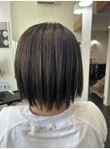 白髪染めハイライト
