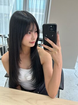 ボタン テンジン(VOTAN tenjin) 【きくしらくと】韓国ヘア×レイヤーロング×天神美容室