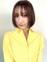 エミス バイ メルト 吉祥寺(emis by melt)&nbsp;【堀惠】ミニボブ顔周りレイヤー吉祥寺暖色カラー髪質改善ツヤ髪