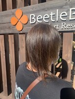 ビートル ビーワン(Beetle B1) ★グリーンベージュ秋カラー×ハイライト★