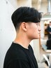 新規メンズカット￥4000（代々木上原/センターパート/マッシュ/刈り上げ）