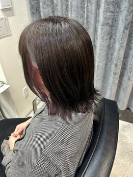 サロンワン(Salon1) イヤリングカラー×ピンクパープル