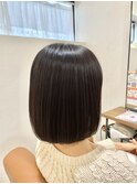 ケラチントリートメントでさらに扱いやすく！大人かわいい肩ボブ