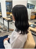ウェーブ巻き仕上げ♪