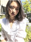 ニュアンスカールボブ(原宿/レイヤー/ブリーチ/ヘアアレンジ)