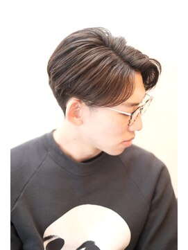 アモ(Amo) 【新富町】メンズツーブロックニュアンスパーマ