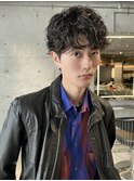 スペインカール/スパイキーショート/ブルーブラック/銀座