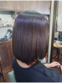 ≪メテオカラー≫白髪をぼかしてブルージュカラー