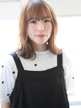 ヘアープロデュース ジェネシス(hair produce genesis) 〔genesis〕リラックスセミロング×透明感ベージュ