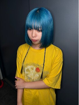 ゲームバイアランスミシー 心斎橋(GAME by Alan Smithee) デザイン／ダブルカラー／ケアブリーチ／エフェクトブリーチ