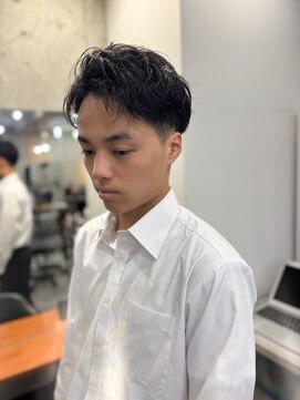 サクラ 岐阜(SAKURA) 前髪こぼれアップバングショート/岐阜メンズカット/岐阜美容室