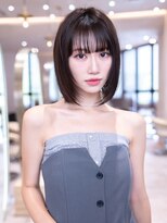 ハバナ 天神(HAVANA)&nbsp;20代30代切りっぱなし顔周りレイヤーボブ/髪質改善/外ハネ