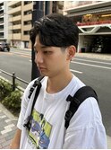 フェザーパーマ フェザーショート アップバング