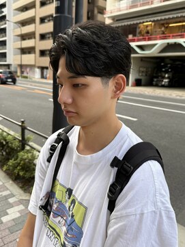 ヌーク 押上店(NooK) フェザーパーマ フェザーショート アップバング